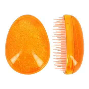 Расческа для волос распутывающая LADY PINK оранжевая