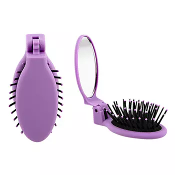 Расческа для волос с зеркалом LADY PINK