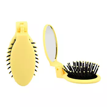 Расческа для волос с зеркалом LADY PINK