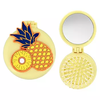 Расческа для волос с зеркалом LADY PINK