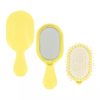 Расческа для волос с зеркалом LADY PINK