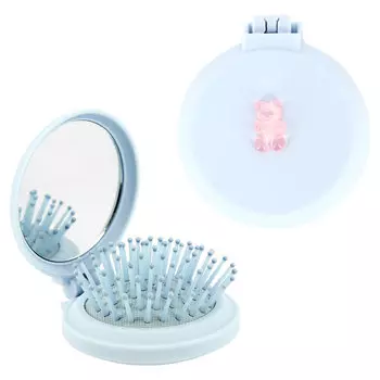 Расческа для волос с зеркалом MISS PINKY