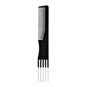 Расческа-гребень для волос LADY PINK BASIC PROFESSIONAL с металлической вилкой 20 см