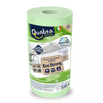 Салфетки в рулоне QUALITA ECO STRONG 35x30 шт