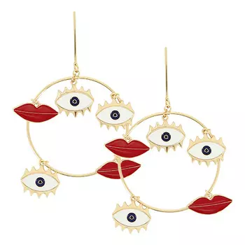 Серьги LADY PINK ALL EYES ON YOU!