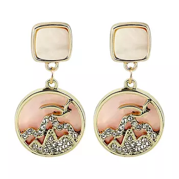 Серьги LADY PINK ART CREATIONS