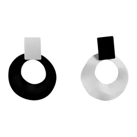 Серьги LADY PINK BLACK AND WHITE