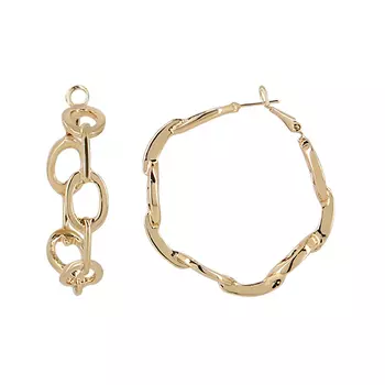 Серьги LADY PINK CHAIN CONNECTION