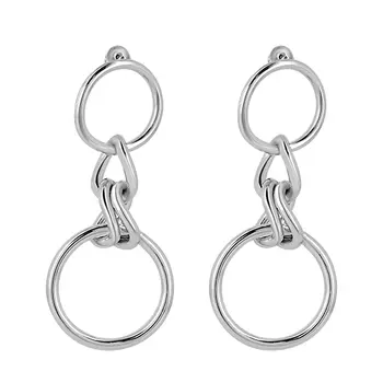 Серьги LADY PINK CHAIN CONNECTION