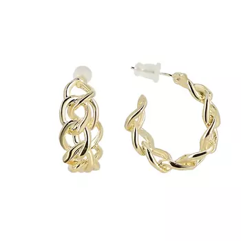 Серьги LADY PINK CHAIN CONNECTION