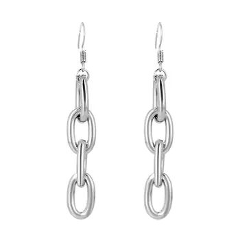 Серьги LADY PINK CHAIN CONNECTION