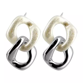 Серьги LADY PINK CHAIN CONNECTION