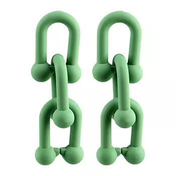 Серьги LADY PINK CHAIN CONNECTION