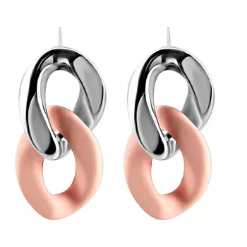 Серьги LADY PINK CHAIN CONNECTION