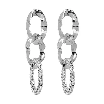 Серьги LADY PINK CHAIN CONNECTION