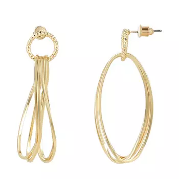 Серьги LADY PINK CHAIN CONNECTION