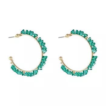 Серьги LADY PINK CRYSTAL