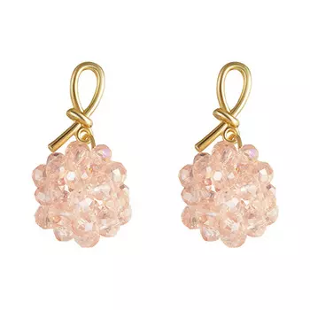 Серьги LADY PINK CRYSTAL