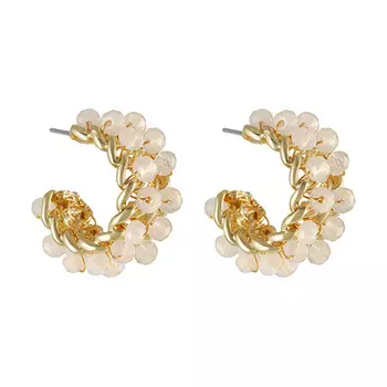 Серьги LADY PINK CRYSTAL