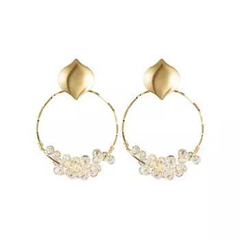 Серьги LADY PINK CRYSTAL