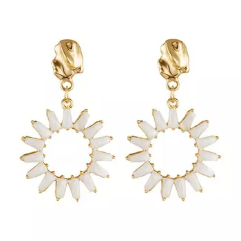 Серьги LADY PINK CRYSTAL