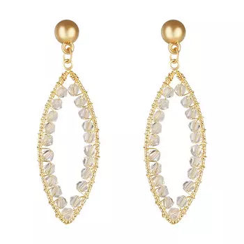 Серьги LADY PINK CRYSTAL