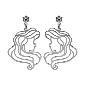 Серьги LADY PINK METALLIC