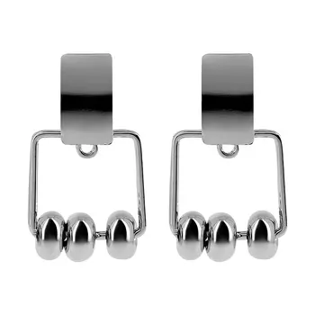 Серьги LADY PINK METALLIC