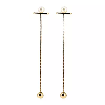 Серьги LADY PINK MINIMALISM