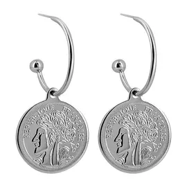 Серьги LADY PINK MINIMALISM