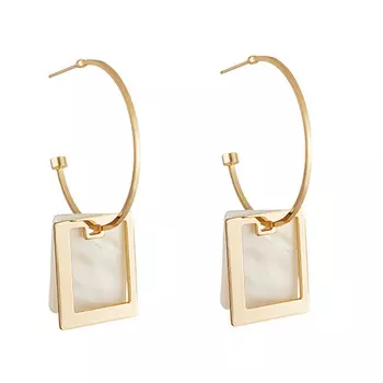 Серьги LADY PINK SHELL IT BE