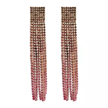 Серьги LADY PINK STAR