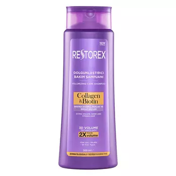 Шампунь для волос RESTOREX COLLAGEN &amp; BIOTIN с коллагеном и биотином для объема 500 мл