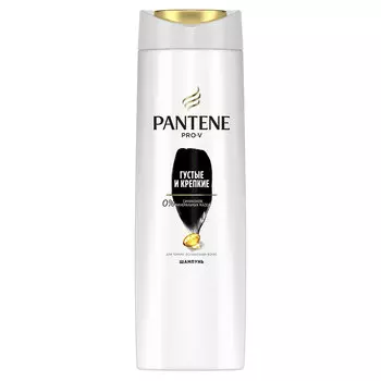 Шампунь и бальзам-ополаскиватель для волос PANTENE PRO-V ГУСТЫЕ И КРЕПКИЕ для тонких и ослабленных волос 360 мл