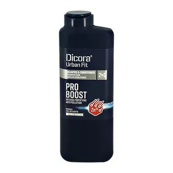 Шампунь-кондиционер для волос DICORA URBAN FIT 2 в 1 мужской с цинком 400 мл