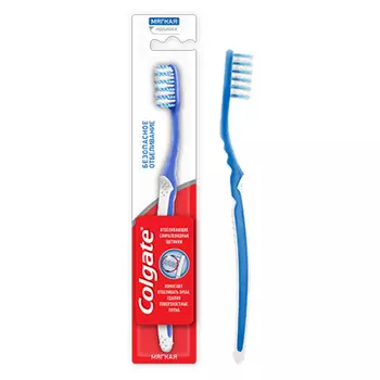 Щетка зубная COLGATE БЕЗОПАСНОЕ ОТБЕЛИВАНИЕ мягкая