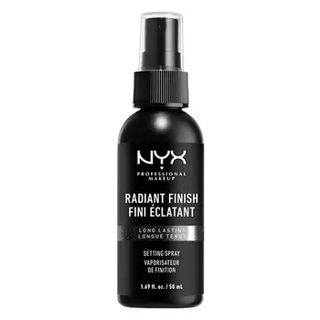Спрей-фиксатор макияжа NYX PROFESSIONAL MAKEUP RADIANT FINISH SETTING SPRAY придающий сияние 50 мл