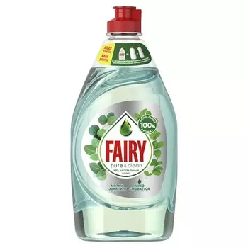 Средство для мытья посуды FAIRY Pure &amp; Clean, Мята и Эвкалипт 450 мл