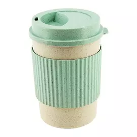 Стакан для горячих напитков FUN WHEAT FIBER голубой