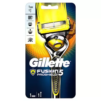 Станок для бритья GILLETTE FUSION PROSHIELD с 1 сменной кассетой