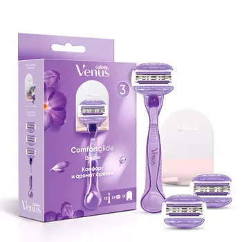 Станок для бритья GILLETTE VENUS BREEZE с 3 сменными кассетами