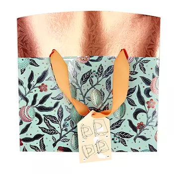 Сумка-коробка ЛАКАРТ 23 x 16 x 11 см