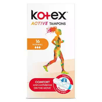 Тампоны KOTEX ACTIVE Normal 16 шт