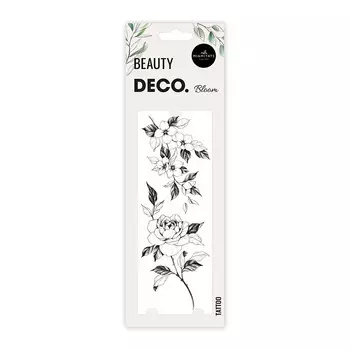 Татуировка для тела DECO. FLORAL by Miami tattoos переводная Bloom