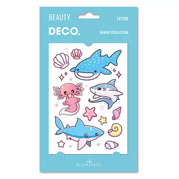 Татуировка для тела DECO. KAWAII COLLECTION by Miami tattoos переводная Ocean