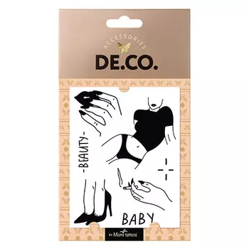 Татуировка для тела DECO. REAL TATTOO by Miami tattoos переводная Baby