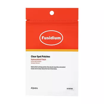 Точечные пластыри для лица APIEU FUSIDIUM против несовершенств кожи 60 шт