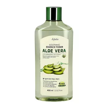 Тонер для лица ESFOLIO ALOE VERA успокаивающий 400 мл