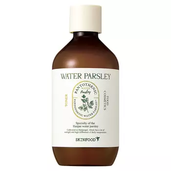 Тонер для лица SKINFOOD WATER PARSLEY с экстрактом омежника против несовершенств кожи 300 мл
