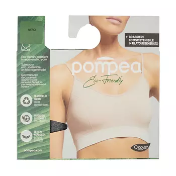 Топ женский POMPEA ECO FRIENDLY на тонких бретельках L/XL, NERO